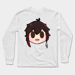 Genshin impact Zhongli chibi head Long Sleeve T-Shirt